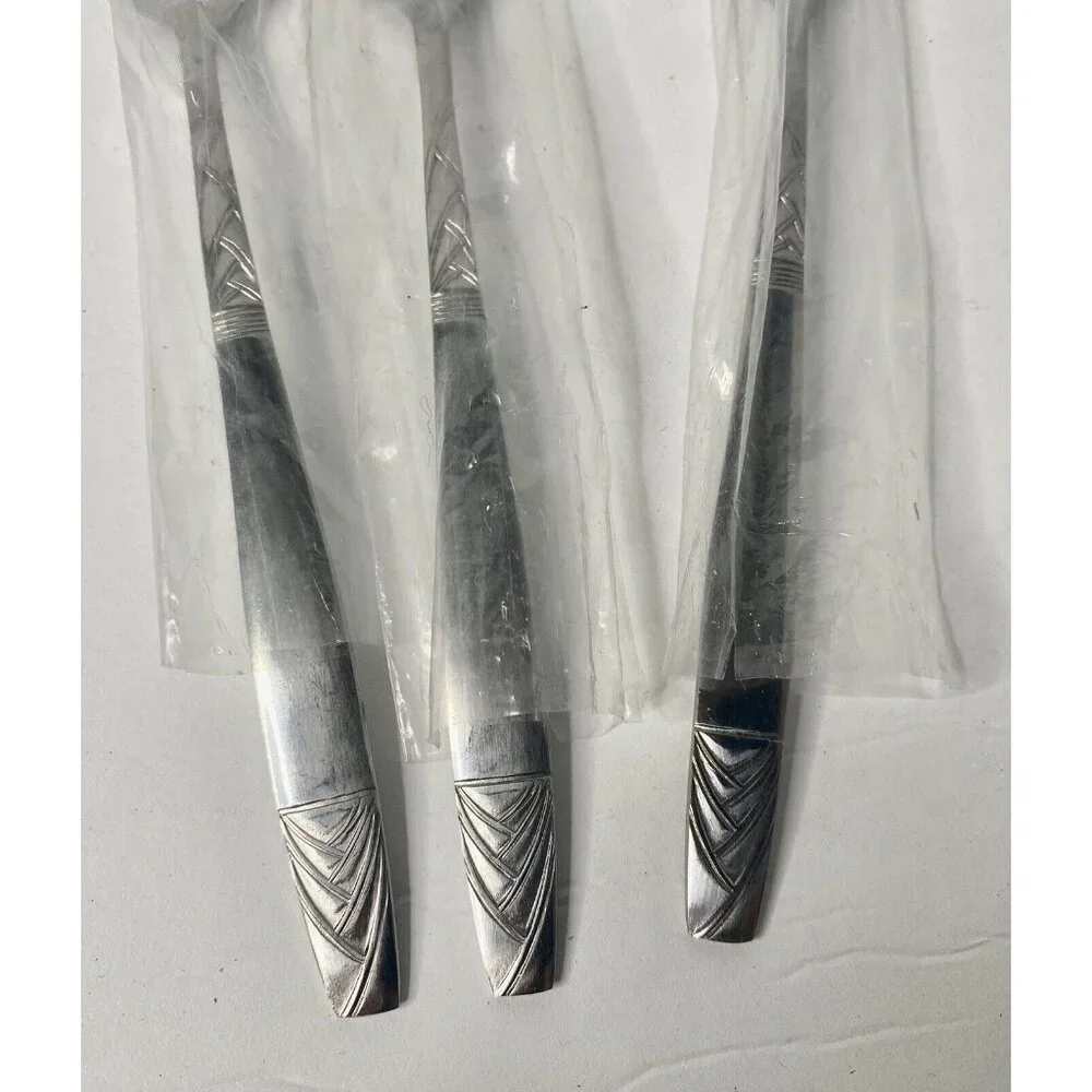 Orleans Silver ORL46 Stainless Korea Lot of‎ 3Dinner Forks Replacements